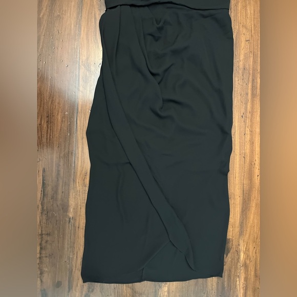 City Chic Entwine Tulip Drape Dress Black Size 14 Cocktail Party Summer Wedding - Picture 7 of 16